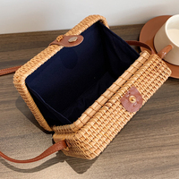 Handmade Rattan Crossbody Bag 2